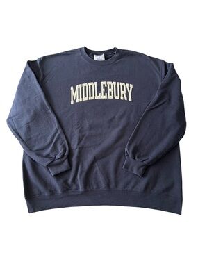 Champion Middlebury College Navy Crewneck Sweatshirt